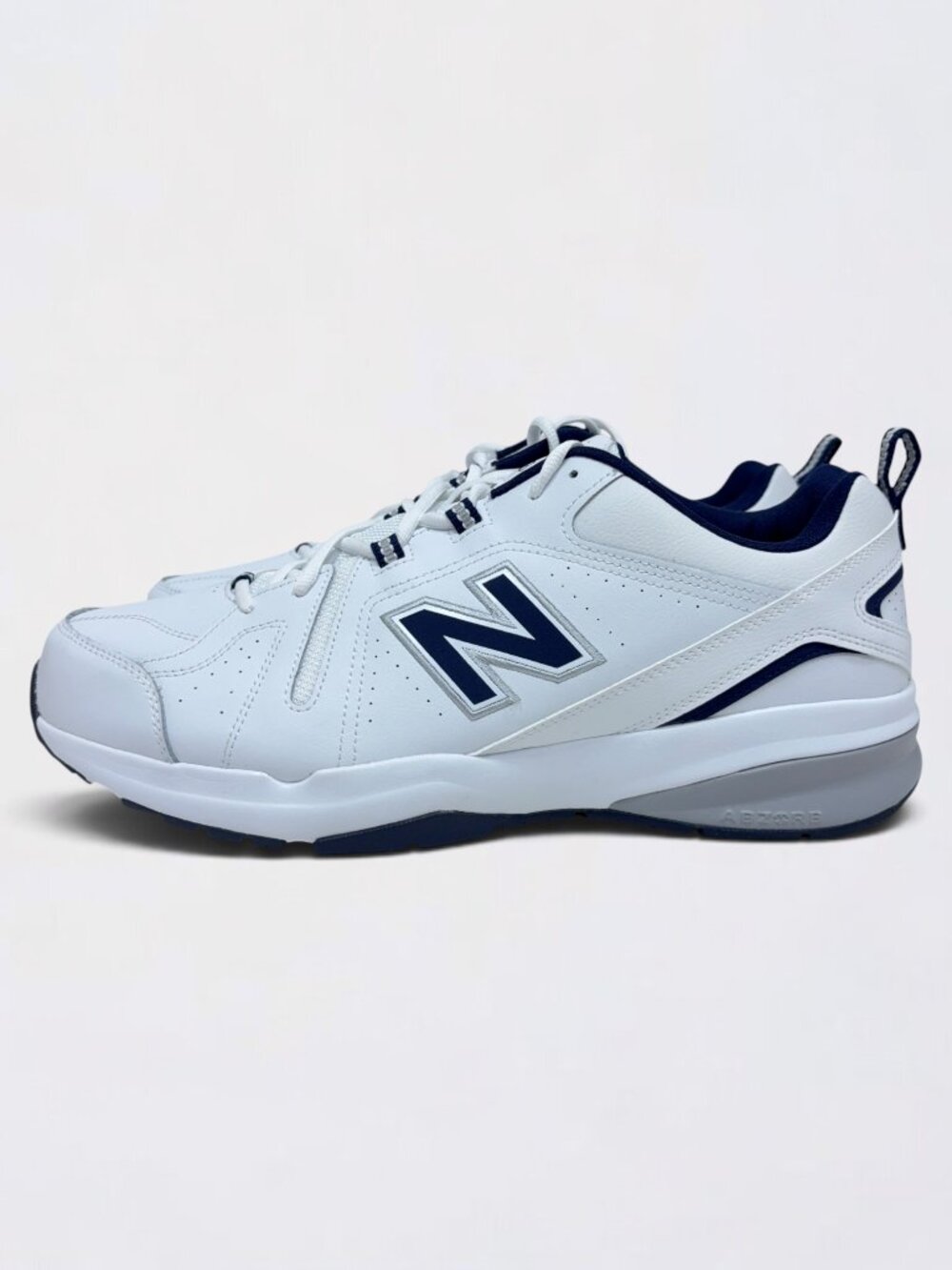 New Balance MX608v5 Shoes Sneakers Mens Size 15 Wide White Navy MX608WN5 NWOB